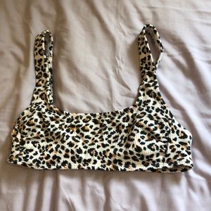 ⚡️ cheetah print bikini top